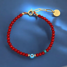 Load image into Gallery viewer, I Attract Good Vibes Only — Evil Eye Bracelet - Georgina Nicol
