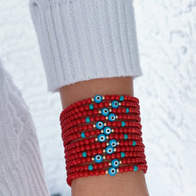 Load image into Gallery viewer, I Attract Good Vibes Only — Evil Eye Bracelet - Georgina Nicol
