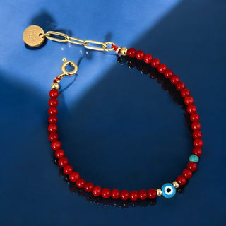 I Attract Good Vibes Only — Evil Eye Bracelet - Georgina Nicol