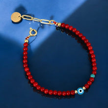 Load image into Gallery viewer, I Attract Good Vibes Only — Evil Eye Bracelet - Georgina Nicol
