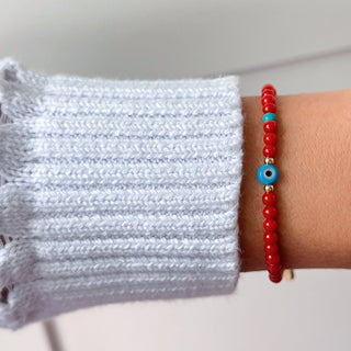 I Attract Good Vibes Only — Evil Eye Bracelet - Georgina Nicol