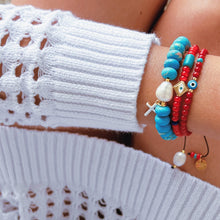 Load image into Gallery viewer, I Attract Good Vibes Only — Evil Eye Bracelet - Georgina Nicol
