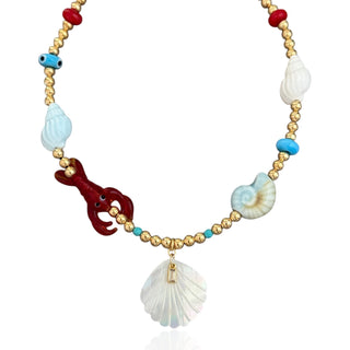 I Attract Joy & Abundance – Coastal Charm Statement Necklace Limited Edition - Georgina Nicol