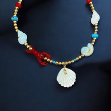 Load image into Gallery viewer, I Attract Joy &amp; Abundance – Coastal Charm Statement Necklace Limited Edition - Georgina Nicol
