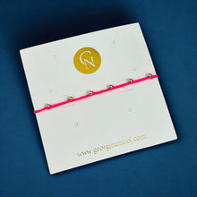 Load image into Gallery viewer, I Attract Joy and Radiance — Fuchsia Beaded Bracelet - Georgina Nicol
