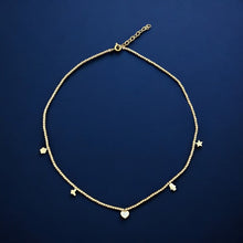 Load image into Gallery viewer, I Attract Joy, Love and Divine Protection — Charm Beaded Necklace - Georgina Nicol
