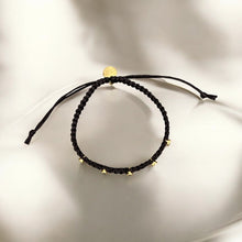 Load image into Gallery viewer, I Attract Light in All Its Colors — Multicolor CZ Braided Bracelet - Georgina Nicol
