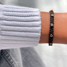 Load image into Gallery viewer, I Attract Light in All Its Colors — Multicolor CZ Braided Bracelet - Georgina Nicol
