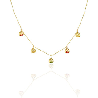 I Attract Luck and Happiness — Ladybugs Necklace - Georgina Nicol
