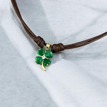 Load image into Gallery viewer, I Attract Luck Clover Necklace - Georgina Nicol
