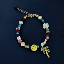 Load image into Gallery viewer, I Carry Joy, Luck, and Sunshine With Me — Assorted Beaded Bracelet - Georgina Nicol
