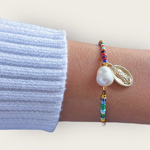I Carry Light and Protection with Me — Virgin & Pearl Bracelet - Georgina Nicol