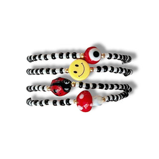 I Carry Luck, Joy, and Protection — Beaded Charm Bracelet (Sold Separately) - Georgina Nicol