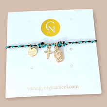 Load image into Gallery viewer, I Carry My Faith with Me — Cross and Jesus Bracelet - Georgina Nicol
