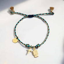 Load image into Gallery viewer, I Carry My Faith with Me — Cross and Jesus Bracelet - Georgina Nicol
