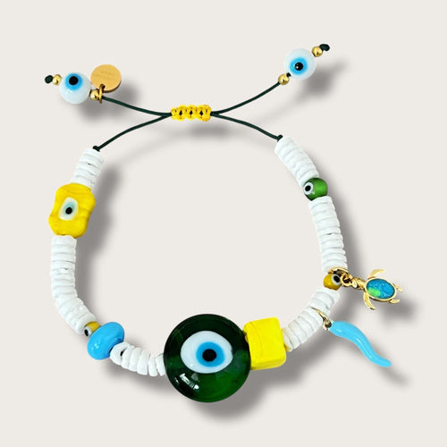 I Carry Peace, Protection and Luck — Summer Turtle Bracelet - Georgina Nicol