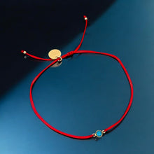 Load image into Gallery viewer, I Choose Peace, Protection, and Healing — Turquoise Red String Bracelet - Georgina Nicol
