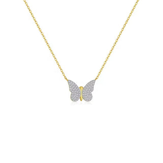 I Embrace Transformation and Freedom — CZ Butterfly Necklace - Georgina Nicol