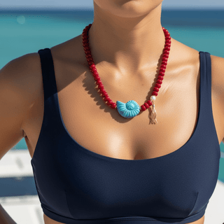 I Embrace Transformation, Protection & Ocean Energy Ammonite Necklace - Georgina Nicol