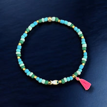 Load image into Gallery viewer, I Flow in Peace and Prosperity — Fish Charm Bracelet - Georgina Nicol

