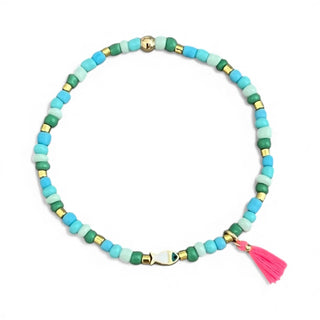 I Flow in Peace and Prosperity — Fish Charm Bracelet - Georgina Nicol