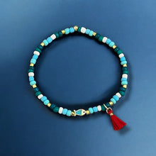 Load image into Gallery viewer, I Flow with Grace and Abundance — Fish Charm Bracelet - Georgina Nicol
