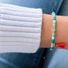 Load image into Gallery viewer, I Flow with Grace and Abundance — Fish Charm Bracelet - Georgina Nicol
