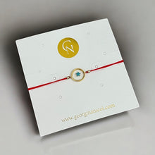 Load image into Gallery viewer, I Follow My Inner North Star — Blue Star Red String Bracelet - Georgina Nicol
