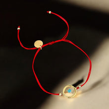 Load image into Gallery viewer, I Follow My Inner North Star — Blue Star Red String Bracelet - Georgina Nicol
