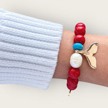 Load image into Gallery viewer, I honor my femininity, freedom, and flow — Whale Tail Bracelet - Georgina Nicol

