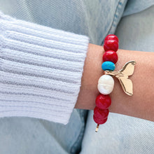 Load image into Gallery viewer, I honor my femininity, freedom, and flow — Whale Tail Bracelet - Georgina Nicol

