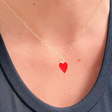 Load image into Gallery viewer, I Lead with Passion and Purpose — Red Heart Necklace - Georgina Nicol
