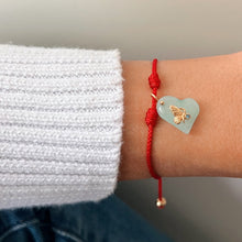 Load image into Gallery viewer, I Let Love Transform My Energy — Blue Quartz Butterfly Bracelet - Georgina Nicol
