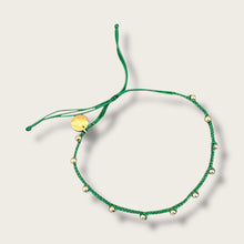 Load image into Gallery viewer, I Radiate Healing and Growth — Green Beaded Bracelet - Georgina Nicol
