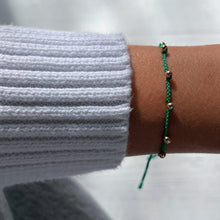 Load image into Gallery viewer, I Radiate Healing and Growth — Green Beaded Bracelet - Georgina Nicol
