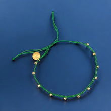 Load image into Gallery viewer, I Radiate Healing and Growth — Green Beaded Bracelet - Georgina Nicol
