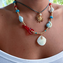 Load image into Gallery viewer, I Radiate Light and Power – Sun Pendant Necklace with Freshwater Pearl – Limited Edition - Georgina Nicol
