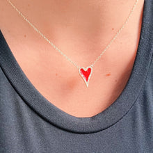 Load image into Gallery viewer, I Radiate Love and Strength — Red Heart Necklace - Georgina Nicol
