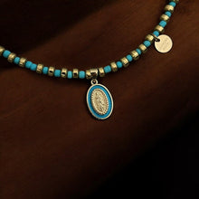 Load image into Gallery viewer, I Walk in Faith and Protection — Virgin Necklace - Georgina Nicol
