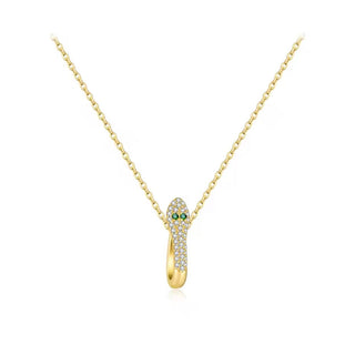 I Walk in Power and Protection — CZ Snake Necklace - Georgina Nicol