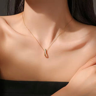 I Walk in Power and Protection — CZ Snake Necklace - Georgina Nicol