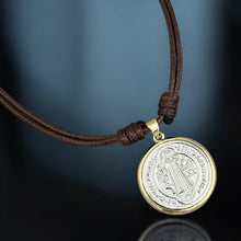 Load image into Gallery viewer, I Walk with Divine Protection — Saint Benedict Necklace - Georgina Nicol
