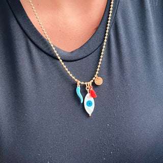 I Wear Protection, Joy, and Energy - Lucky Charm Necklace - Georgina Nicol