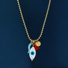 Load image into Gallery viewer, I Wear Protection, Joy, and Energy - Lucky Charm Necklace - Georgina Nicol
