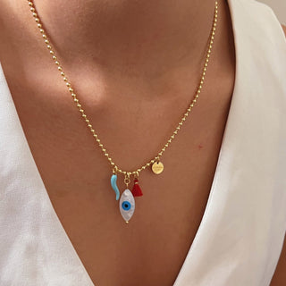 I Wear Protection, Joy, and Energy - Lucky Charm Necklace - Georgina Nicol