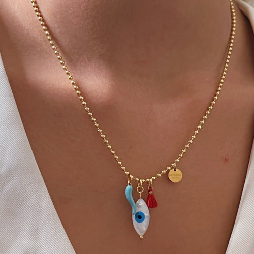 I Wear Protection, Joy, and Energy - Lucky Charm Necklace - Georgina Nicol