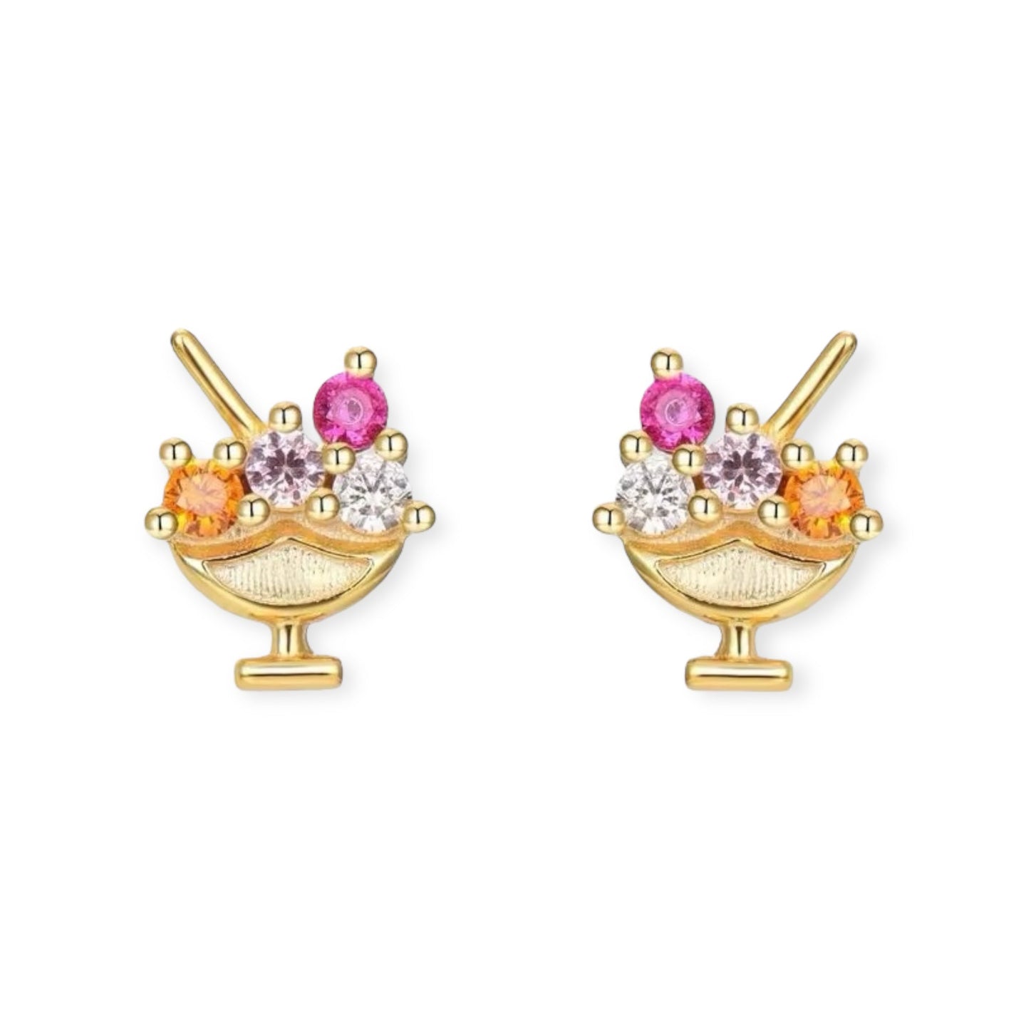 Ice Cream Tiny Stud Earrings - Georgina Nicol