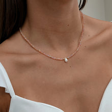 Load image into Gallery viewer, Pink Opal Gempstone Necklace
