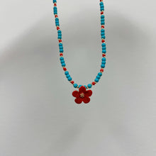 Load image into Gallery viewer, Red Hibiscus Choker
