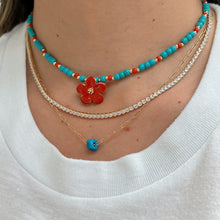 Load image into Gallery viewer, Red Hibiscus Choker
